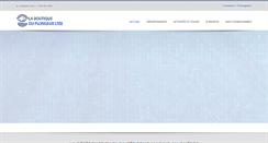 Desktop Screenshot of boutiqueduplongeur.com